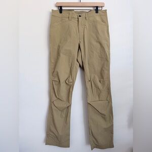 GORUCK Simple Pants Men’s 33x32 Tan ToughDry Stretch USA Made